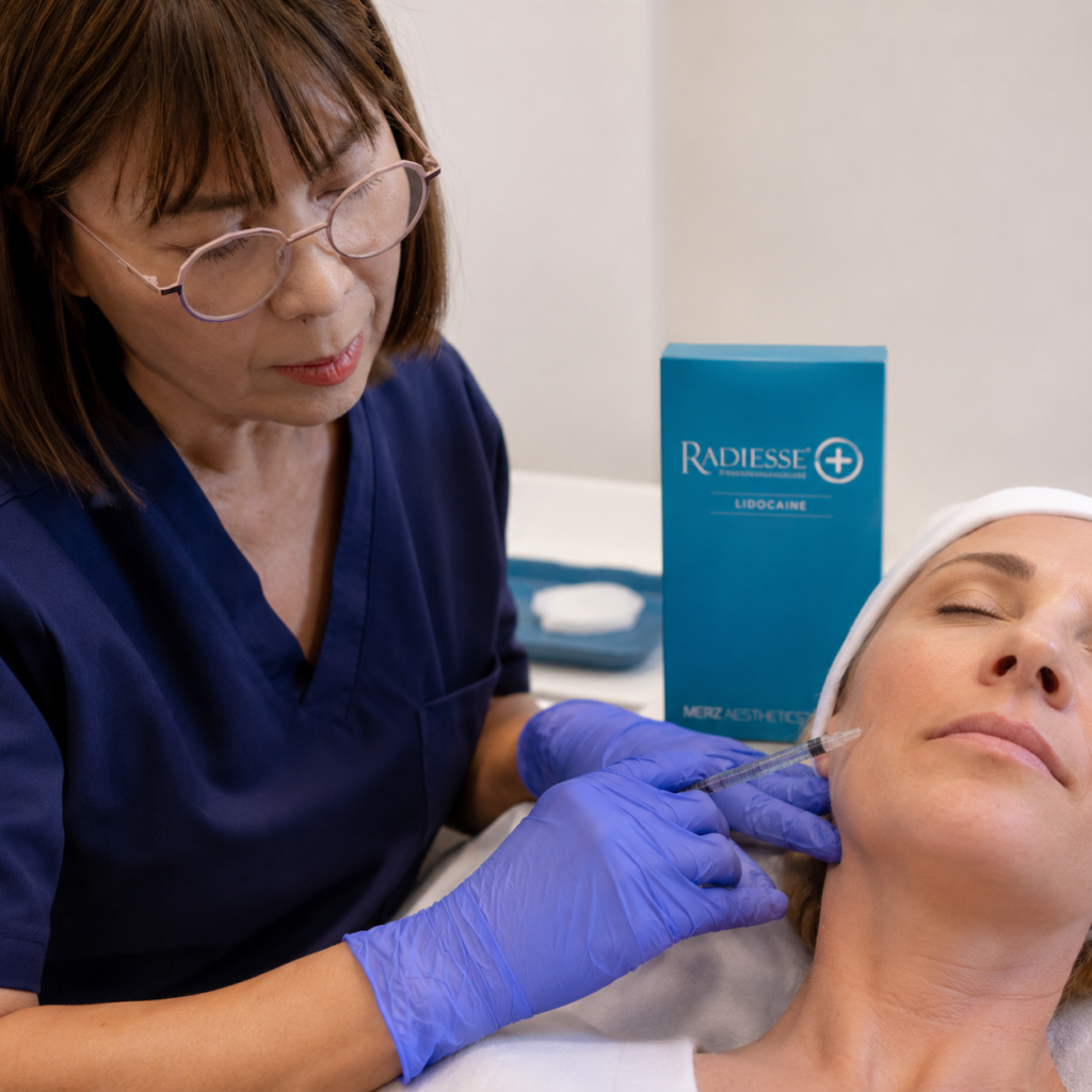 Injection Radiesse visage
