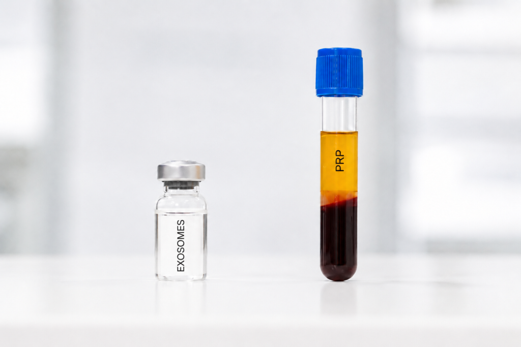 difference entre exosomes et prp